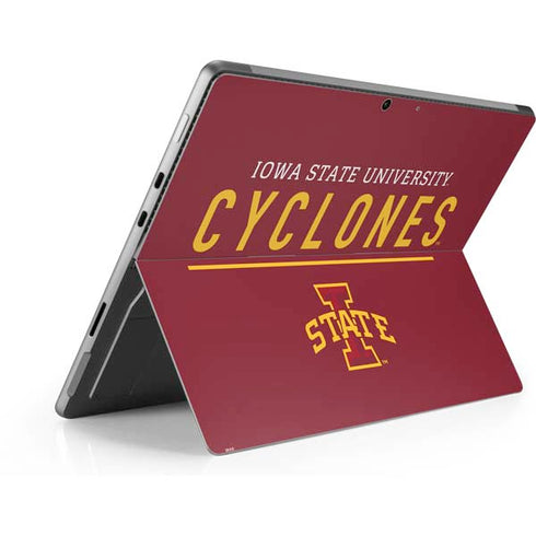 Iowa State University Athletic Text Surface Pro 8 Skin